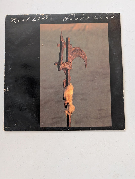 REAL LIFE– Heartland - Vinyl LP 1983 Curb MCA Records MCA-5459 Lyrics New Wave(Vintage Vinyl Record LP Album)