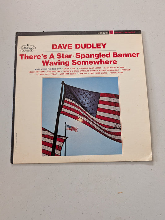 DAVE DUDLEY: there's a star-spangled banner waving somewhere MERCURY 12" LP(Vintage Vinyl Record LP Album)