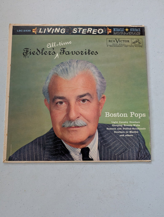 Boston Pops Arthur Fiedler’s All-Time Favorites LP RCA Living Stereo 1s/1s (Vintage Vinyl Record LP Album)