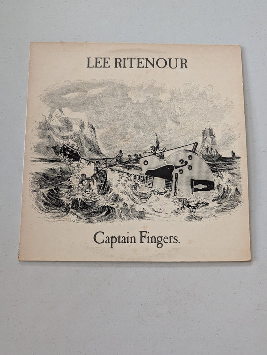 LEE RITENOUR Captain Fingers LP 1977 VINTAGE JAZZ PE 34426(Vintage Vinyl Record LP Album)