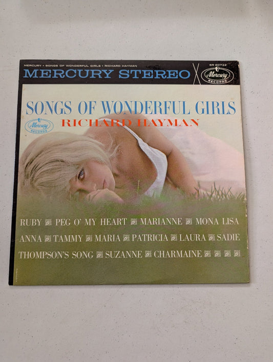 Richard Hayman - Songs Of Wonderful Girls (LP, Mono) NM-25712(Vintage Vinyl Record LP Album)