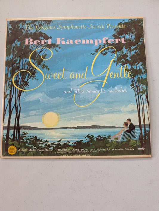 Bert Kaempfert Sweet & Gentle Longines Symphonette LWS304 ~1963 Vinyl LP Record(Vintage Vinyl Record LP Album)