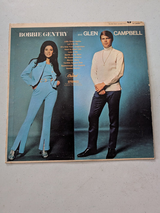 Bobbie Gentry Glen Campbell Vintage Vinyl Record LP ST2928(Vintage Vinyl Record LP Album)