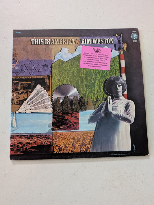 Kim Weston  This Is America  1968  MGM SE 4561   Folk, Funk / Soul(Vintage Vinyl Record LP Album)