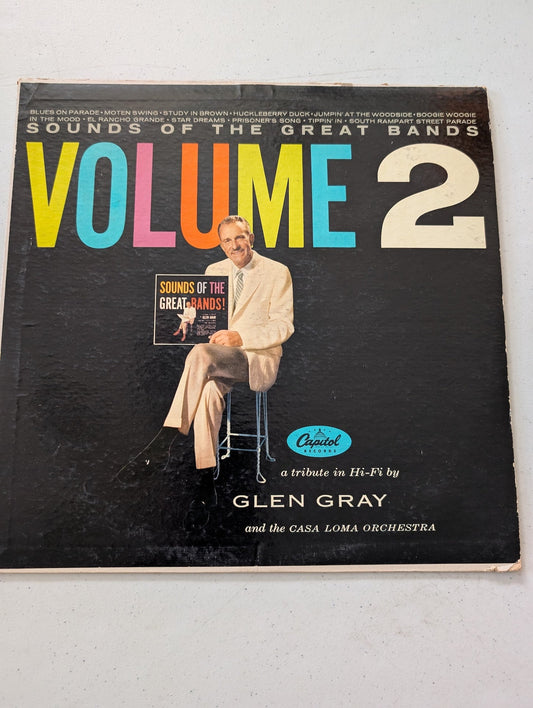 GLEN GRAY: sounds of the great bands, vol. 2 Capitol Records 12" LP 33 RPM(Vintage Vinyl Record LP Album)