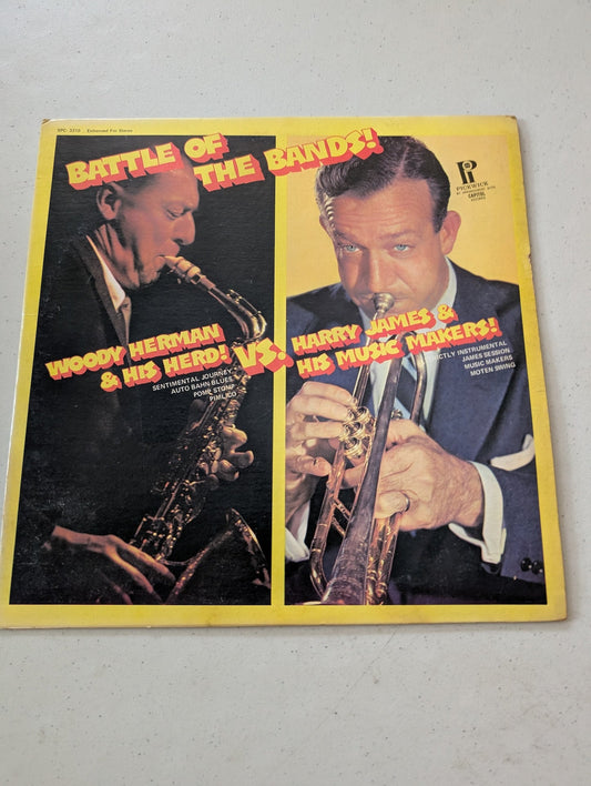 Battle of the Bands - Woody Herman Harry James (vinyl Record, 33, SPC 3310)(Vintage Vinyl Record LP Album)