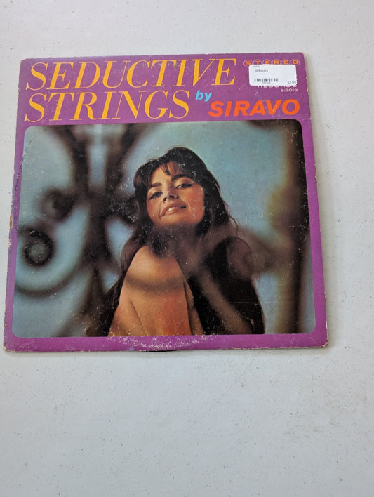 George Siravo & Orchestra Seductive Strings LP record 1961 (Vintage Vinyl Record LP Album)