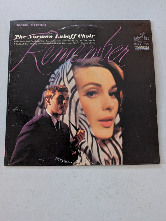 Norman Luboff Choir Remember RCA Victor Vinyl LP(Vintage Vinyl Record LP Album)