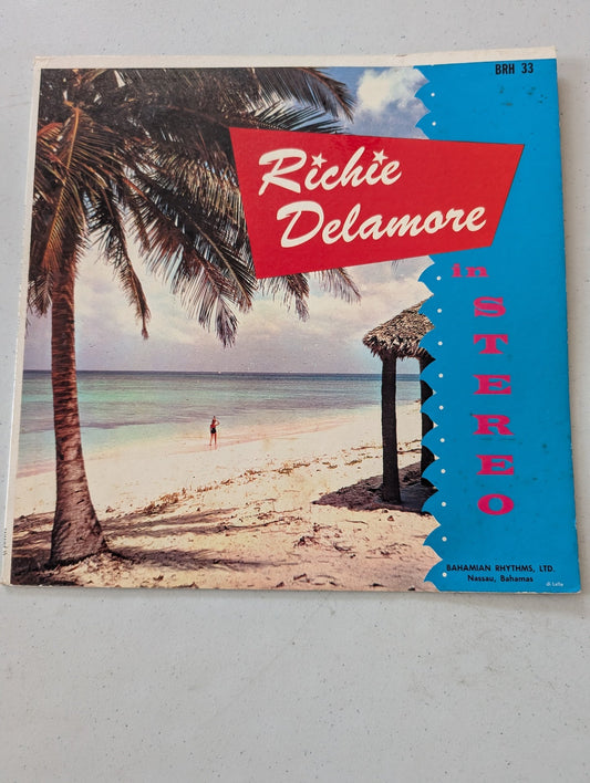 Richie Delamore singing Goombay and Ballads of the Islands~Nassau,1960,Stereo(Vintage Vinyl Record LP Album)