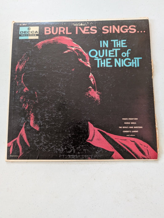Burl Ives – In The Quiet Of The Night(Vintage Vinyl Record LP Album)