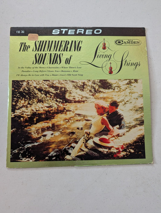 Living Strings - The Shimmering Sounds Of Living Strings 1963 LP, Album, Mono CS(Vintage Vinyl Record LP Album)
