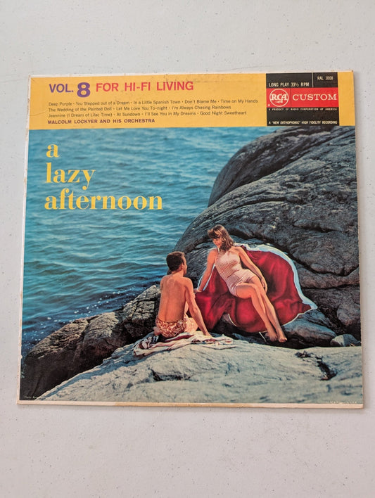 Malcolm Lockyer A Lazy Afternoon, Vol. 8 Vinyl LP Album RCA Custom RAL 1008(Vintage Vinyl Record LP Album)