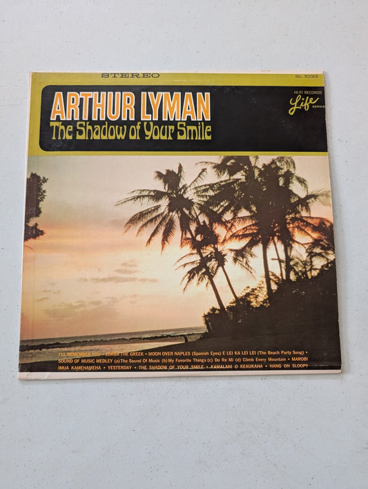 Arthur Lyman – The Shadow Of Your Smile - 12" VINYL RECORD ALBUM LP(Vintage Vinyl Record LP Album)