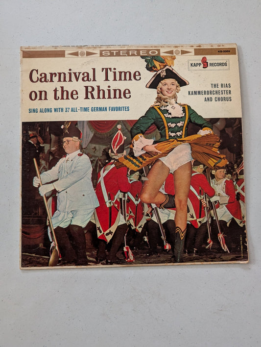 Rias Kammerorchester & Chorus Carnival Time on the Rhine (German Favorites- Lp J(Vintage Vinyl Record LP Album)