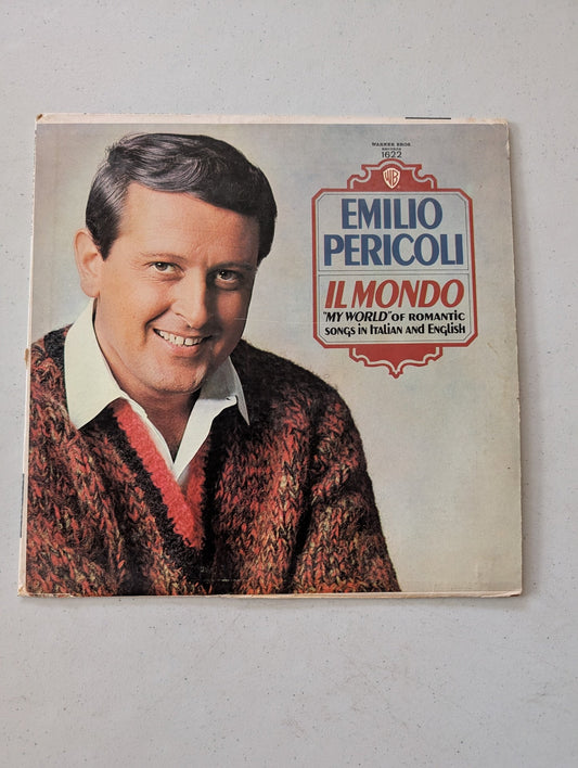 Emilio Pericoli – Il Mondo LP 1966 Vinyl VG(Vintage Vinyl Record LP Album)
