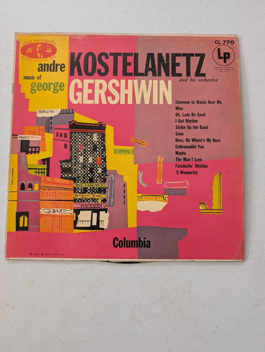 Andre Kostelanetz Music of George Gershwin - Columbia Records - 12" 33rpm Vinyl(Vintage Vinyl Record LP Album)