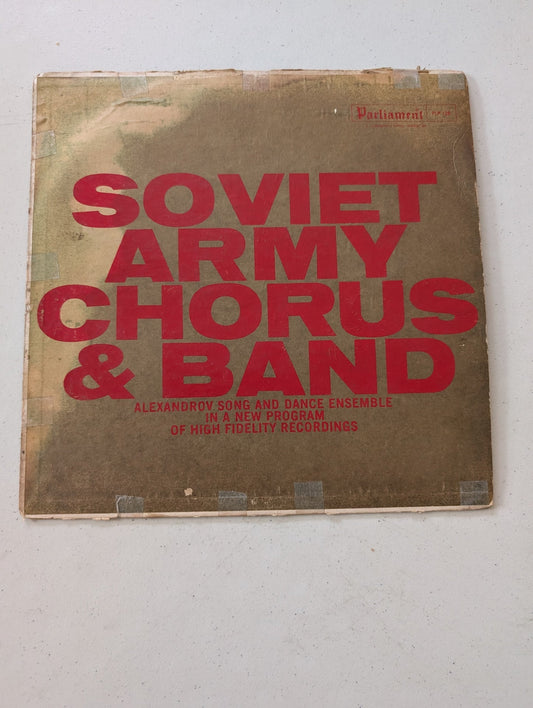 ALEXANDROV SONG & DANCE ENSEMBLE: soviet army chorus & band Parliament 12" LP(Vintage Vinyl Record LP Album)