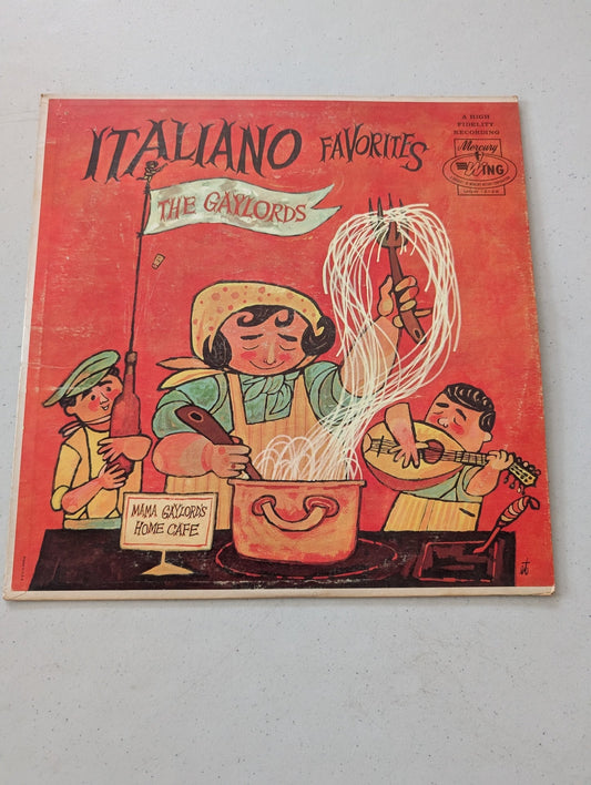 The Gaylords – Italiano Favorites(Vintage Vinyl Record LP Album)
