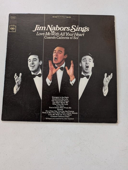Jim Nabors - Jim Nabors Sings Love Me With All Your Heart (LP, Album)(Vintage Vinyl Record LP Album)