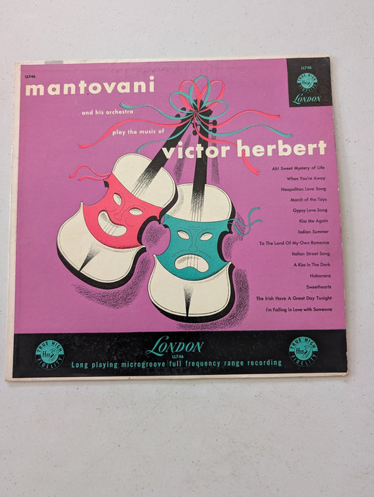 Mantovani And His Orchestra The Music Of Victor Herbert LP Vinyl Record 12" JAZZ(Vintage Vinyl Record LP Album)