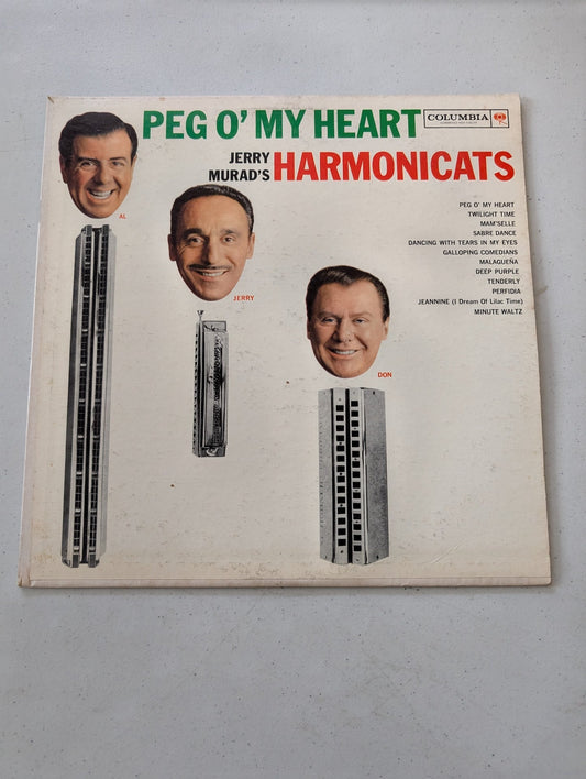 Jerry Murad's Harmonicats Peg O' My Heart 1961 Mono LP [Columbia CL 1637](Vintage Vinyl Record LP Album)