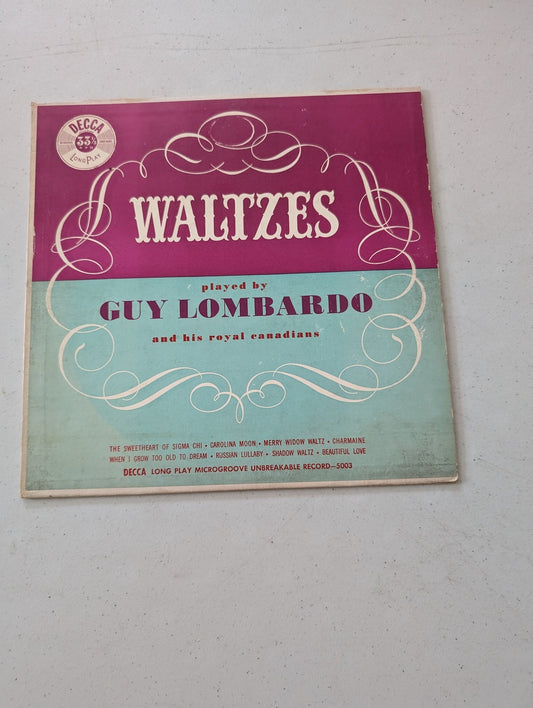Guy Lombardo & His Royal Canadians - Waltzes (10" LP, 1949) (Vintage Vinyl Record LP Album)