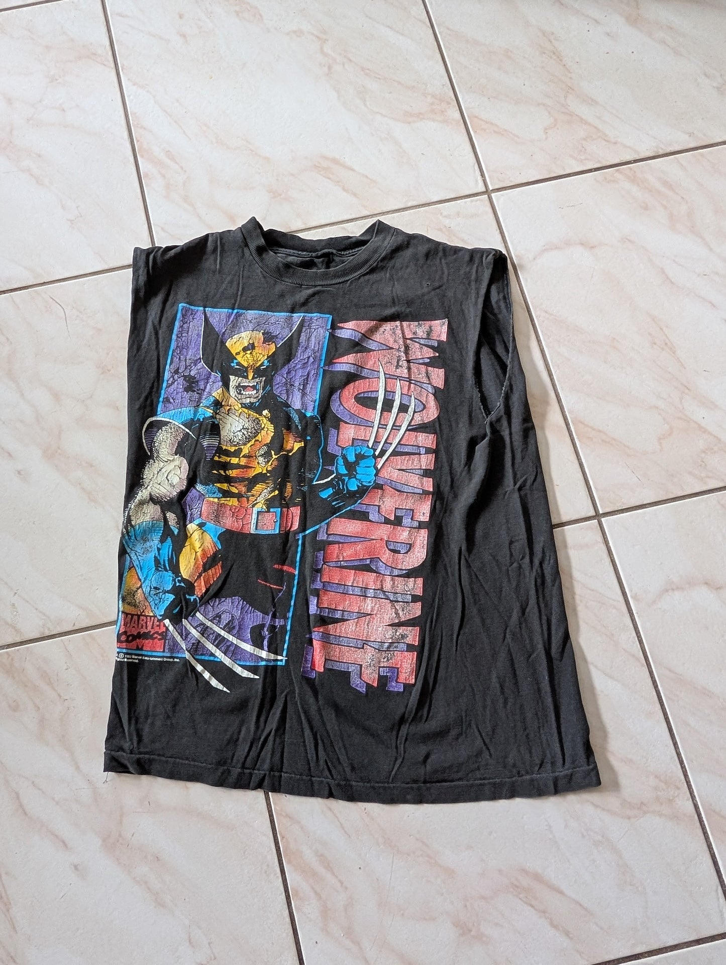 Wolverine Marvel T-Shirt 1993(Vintage, T-shirt, fits XL Mens)