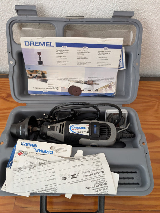 MultiPro Rotary Tool Kit from Dremel - 2000s Tools (Plastic, Metal, Electronics Power Tool, Workshop, Hobbyist, Grey, Black)