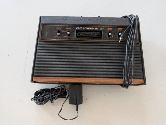 Atari 2600 A Console Video Computer System + with Power Cord