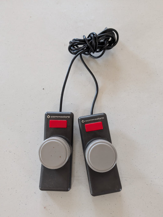 Commodore 64 Paddle Controller Set C64 VIC 20 Atari