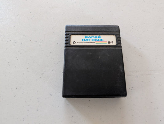 Radar Rat Race Commodore 64 C64 Cartridge Vintage 1980s