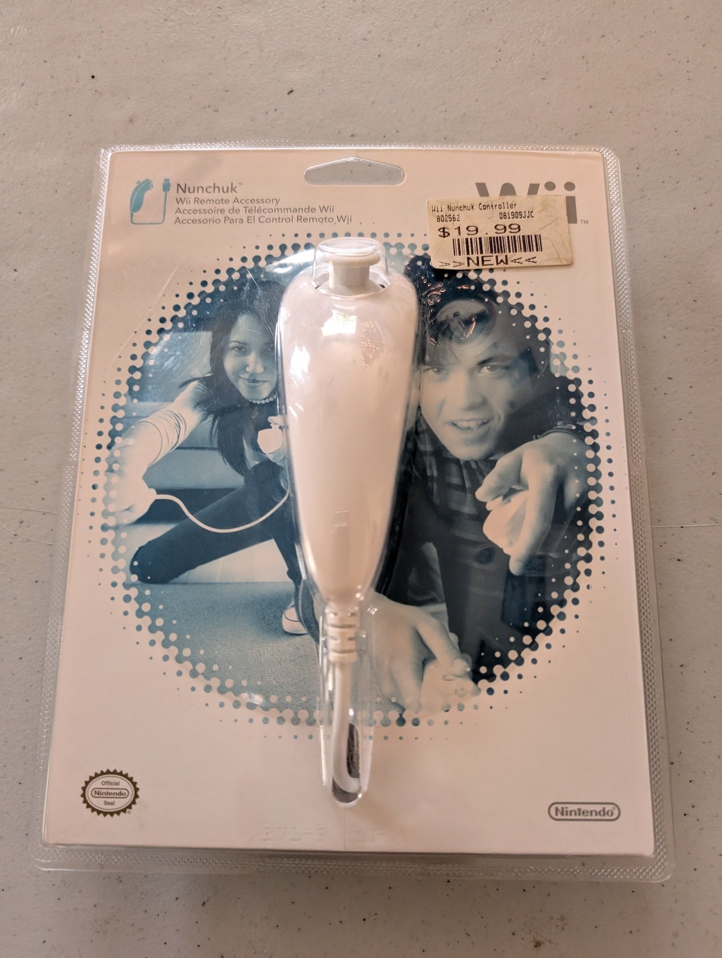 Nintendo Wii Nunchuck Controller Original OEM Authentic Brand New Sealed