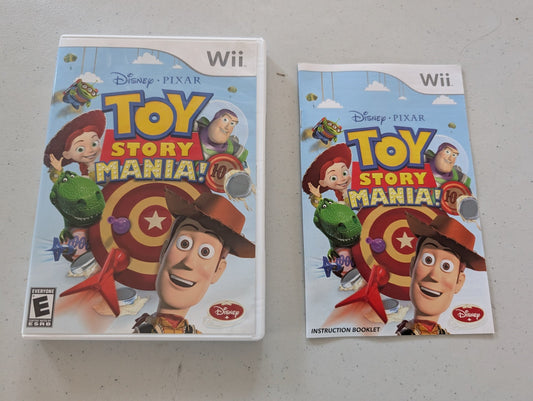 Toy Story Mania Nintendo Wii  manual and case only