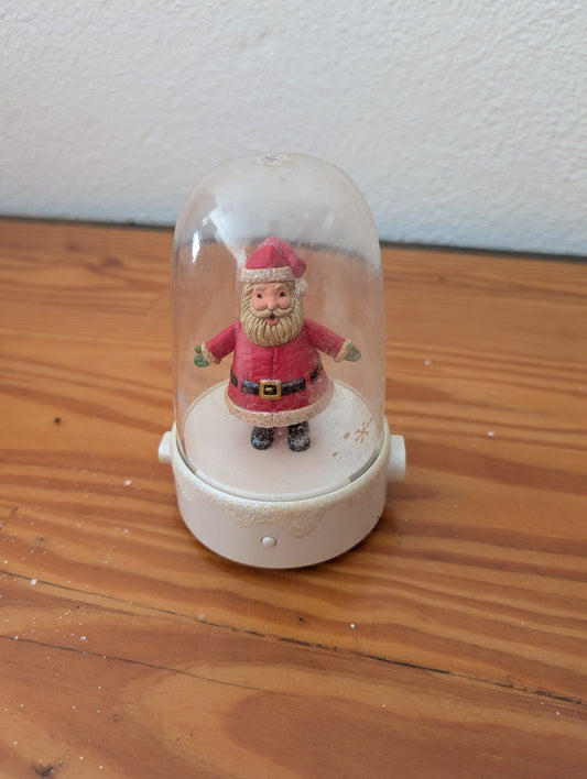 Santa in a Dome from Unknown -  Holiday Decor (Plastic, Resin Decor, Traditional, Vintage, Red, White)