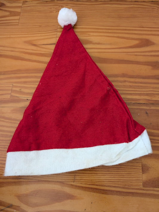 Santa Hat from Unknown -  Apparel (Felt Apparel, Traditional, Party, Red, White)