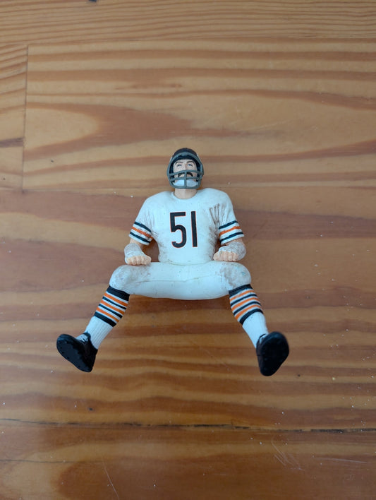 Chicago Bears Player Ornament from Unknown -  Ornaments (Resin or Plastic Ornament, Sports-themed, White, Navy, Orange)