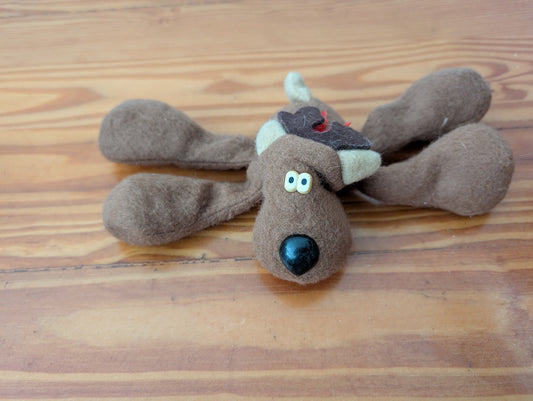 Plush Reindeer Ornament from Unknown -  Holiday Decor (Fabric, Plush Ornament, Rustic, Craft, Brown)