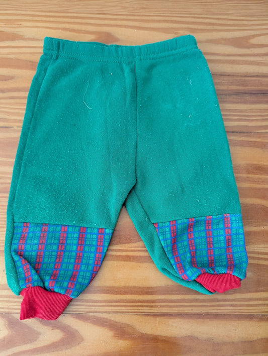 Plaid Cuff Sweatpants from Unbranded -  Apparel (Cotton/Polyester Fleece Sweatpants, Casual, Plaid, Green, Red, Blue)