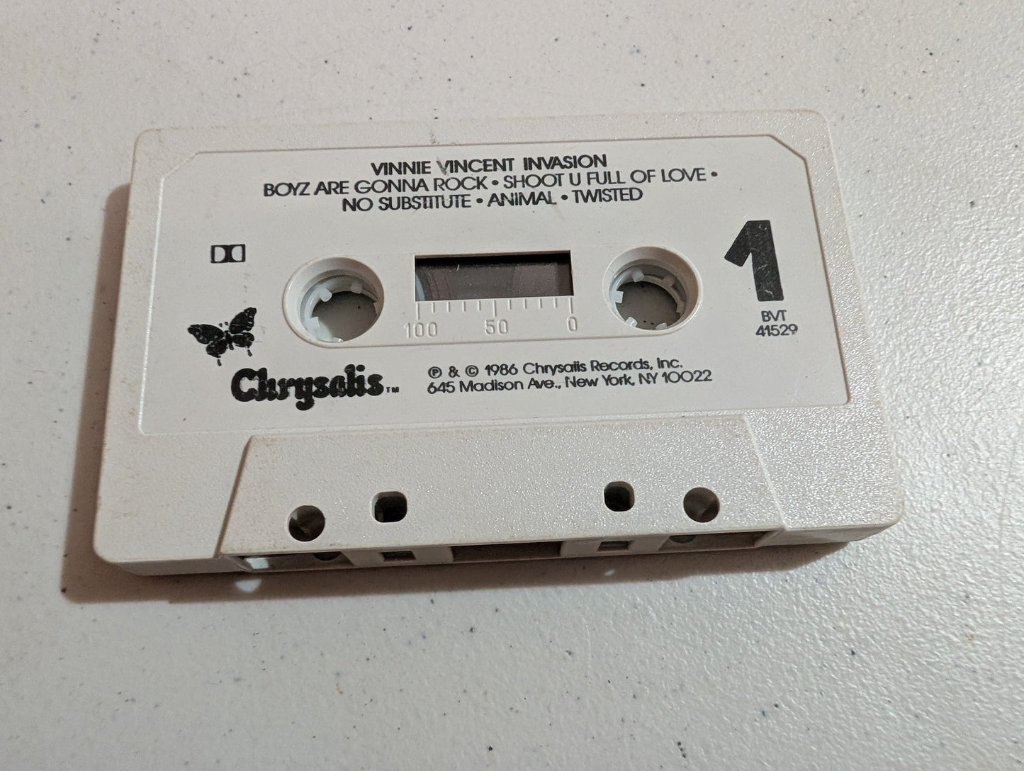 Vinnie Vincent Invasion (cassette, 1986)- cassette only
