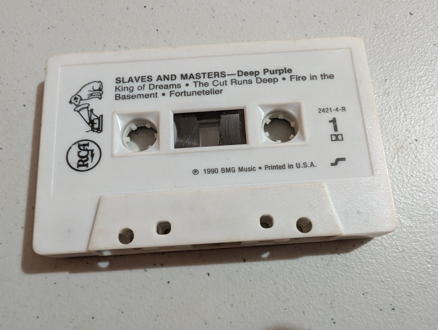 Deep Purple Slaves And Masters 1990 RCA Records 2421-4-R Cassette Only