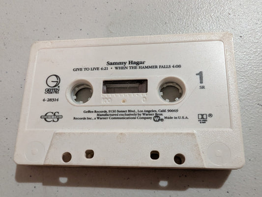 Sammy Hagar-  Give To Live  - cassette single - cassette only