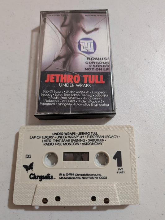 Jethro Tull Under Wraps Cassette 1984