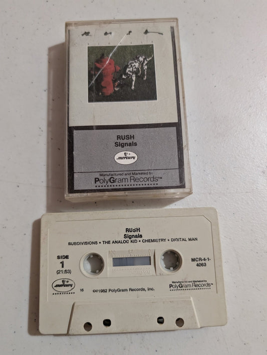 Rush – Signals Cassette Tape 1982 Mercury – MCR41 4063