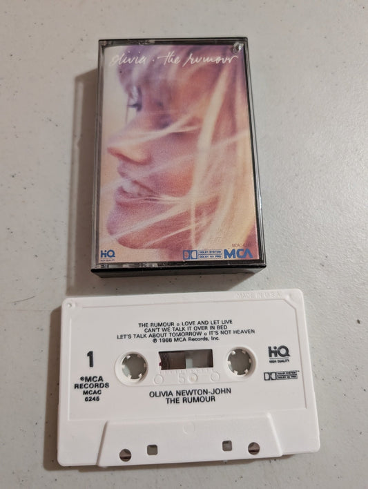 Olivia Newton John The Rumor Cassette Tape 1986 MCA