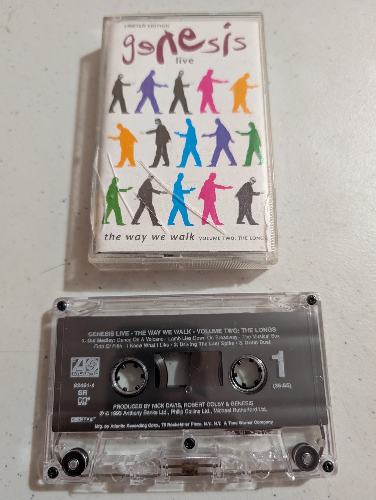 Genesis Live: The Way We Walk, Vol. 2 (The Longs) (Cassette, Jan-1993, Atlantic)