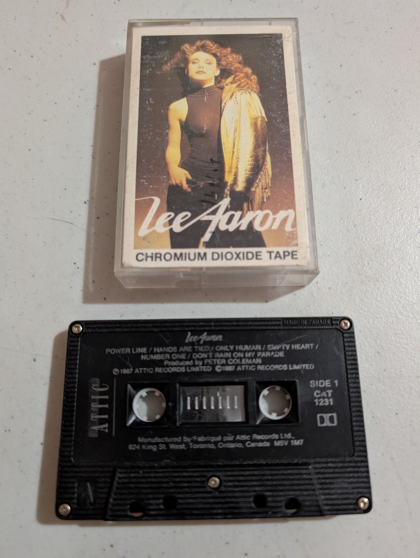Lee Aaron Self Titled Album Attic Records 1987