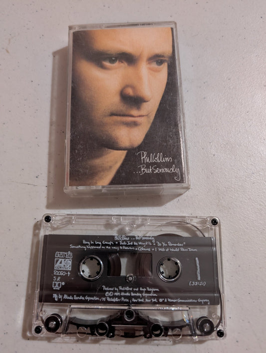 Phil Collins ...But Seriously (1989 Cassette) Atlantic Solo Album 80's Pop Rock