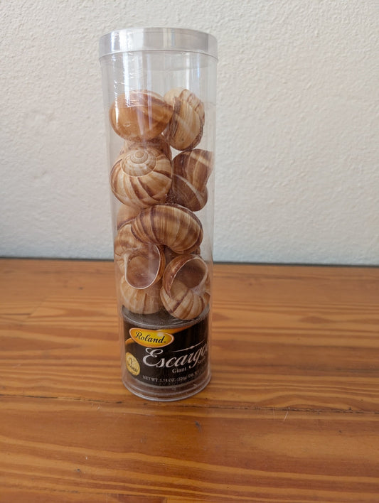 Giant Escargot Shells from Roland -  Pantry / Craft Supplies (Shells, Plastic Food Product, N/A, Brown, Beige)