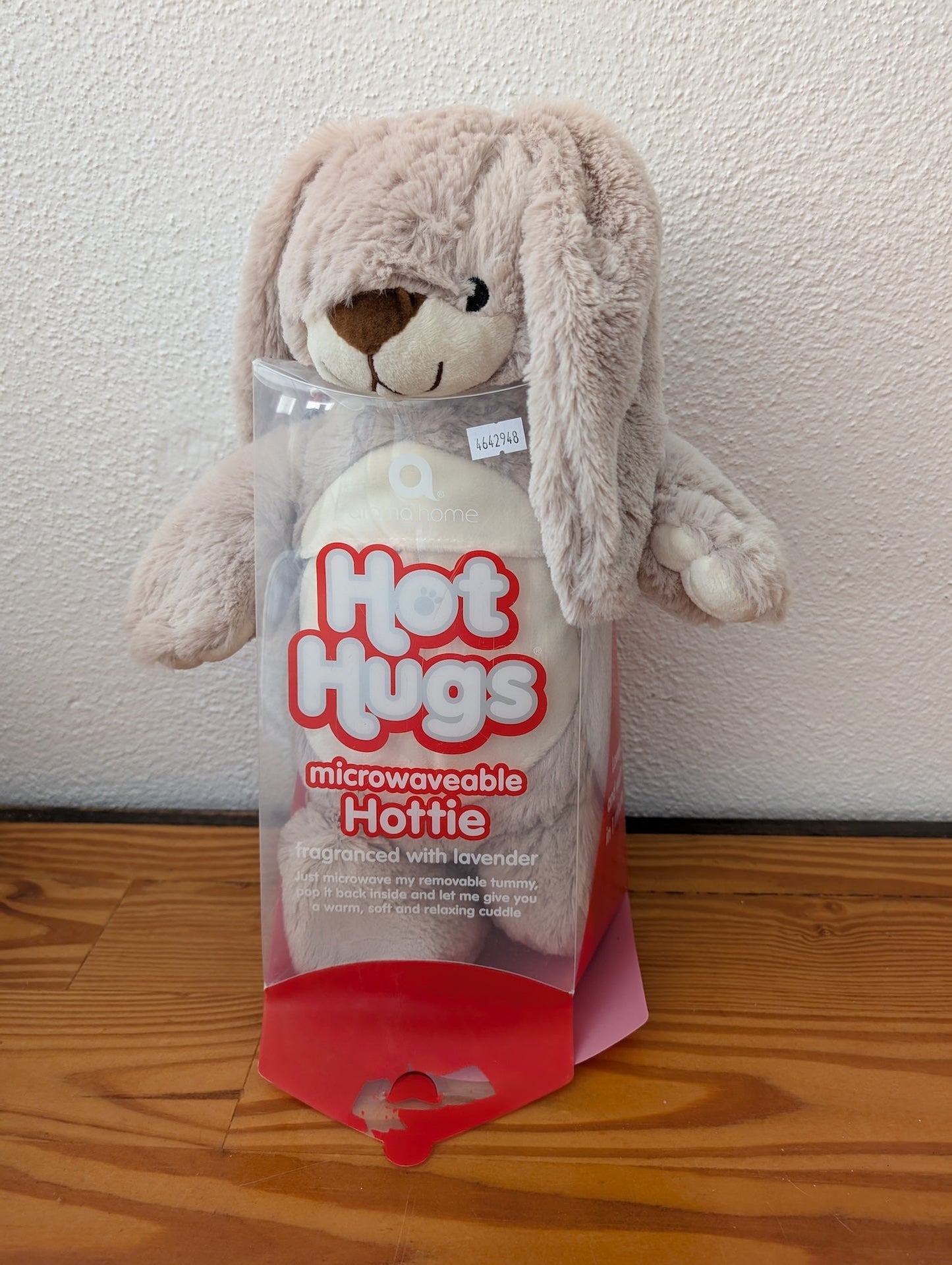 Hot Hugs Microwavable Hottie from Aroma Home -  Wellness / Toys (Plush, Fabric, Ceramic Beads Microwavable Plush Toy, Cozy, Wellness, Beige, Brown)