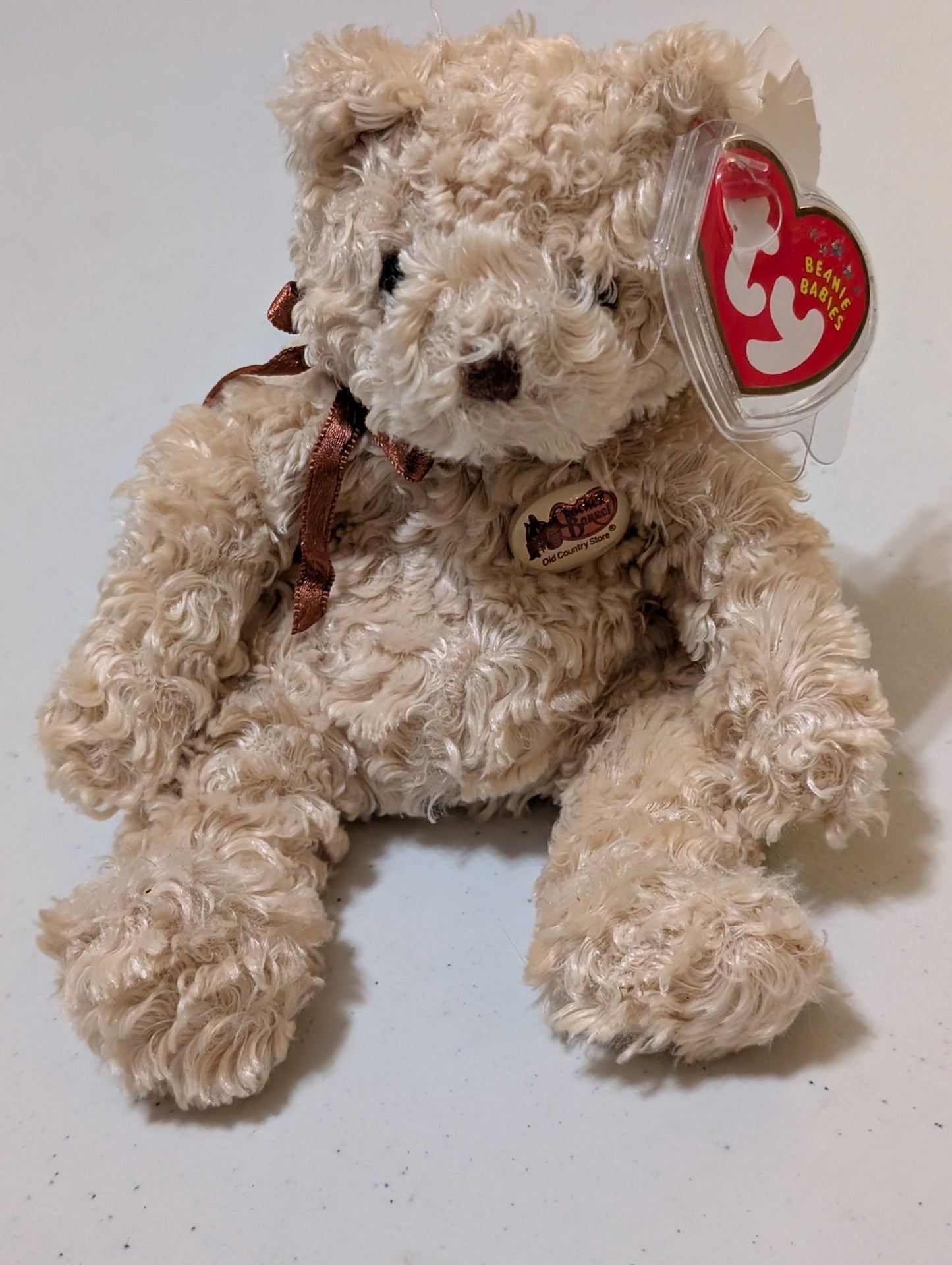 Molasses the Bear - Ty Beanie Baby (Light Brown, 2004, Plush Toy, MWMT, Stuffed Animal, Vintage, Retired, Plushie)